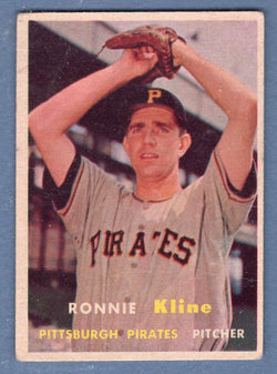 1957 Topps #256 Ronnie Kline VG  GO215