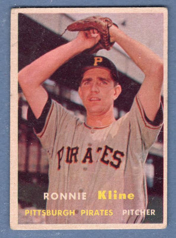 1957 Topps #256 Ronnie Kline VG  GO215