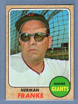 1968 Topps #267 Herman Franks EX  GO588