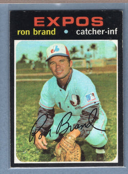 1971 Topps #304 Ron Brand  (a) EX  GO550