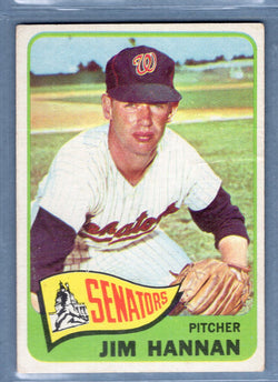 1965 Topps #394 Jim Hannan VG  GO320