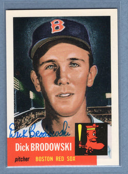 1991 Topps Archives #69 Dick Brodowski Autograph Auto signed