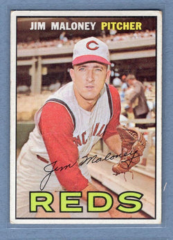 1967 Topps #80 Jim Maloney EX  GO225
