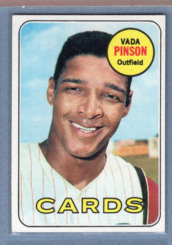1969 Topps #160 Vada Pinson  EX-MT  GOYY3