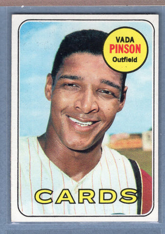 1969 Topps #160 Vada Pinson  EX-MT  GOYY3