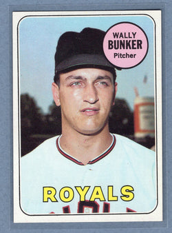 1969 Topps #137 Wally Bunker (k) EX-MT  GOWABB
