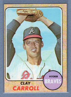 1968 Topps #412 Clay Carroll (b)  EX  GO550
