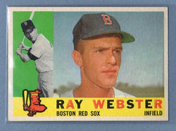 1960 Topps #452 Ray Webster EX   GO255