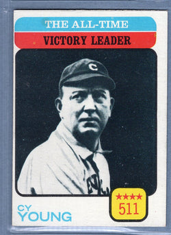 1973 Topps #477 Cy Young Leader (HOF)  (a) EX  GO669