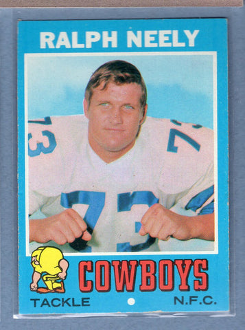 1971 Topps #89 Ralph Neely (b) EX-MT  GO600