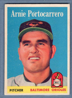 1958 Topps #465 Arnie Portocarrero EX  GO401