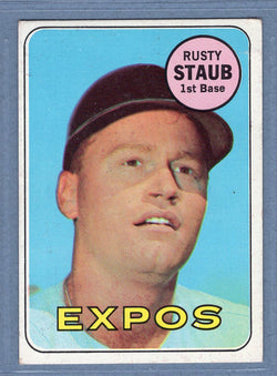 1969 Topps #230 Rusty Staub EX  GO661