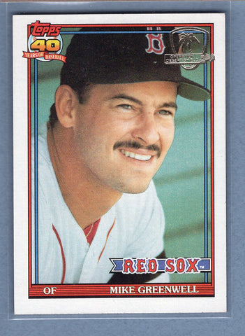 1991 Topps Desert Shield #792 Mike Greenwell  NM  GO625