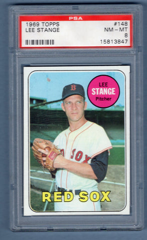 1969 Topps #148 Lee Strange (15813847) PSA 8
