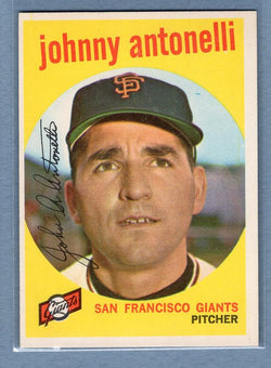 1959 Topps #377 Johnny Antonelli EX-MT  GO200