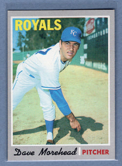 1970 Topps #495 Dave Morehead  EX-MT  GO450