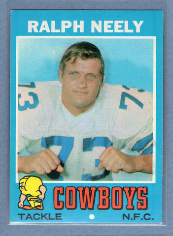 1971 Topps #89 Ralph Neely (c) EX-MT  GO600