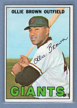 1967 Topps #83 Ollie Brown EX  GO225