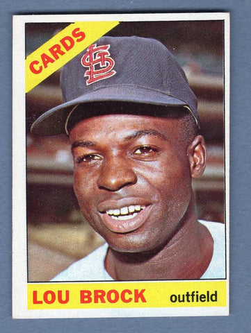 1966 Topps #125 Lou Brock (HOF) EX-MT  GO466