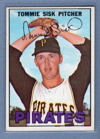 1967 Topps #84 Tommie Sisk EX  GO225
