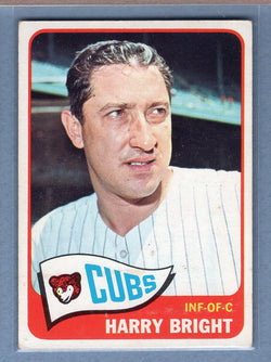 1965 Topps #584 Harry Bright (st) VG-EX  GO375