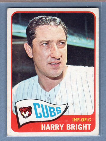 1965 Topps #584 Harry Bright (st) VG-EX  GO375