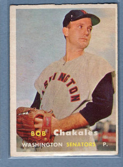 1957 Topps #261 Bob Chakales VG-EX     GO80