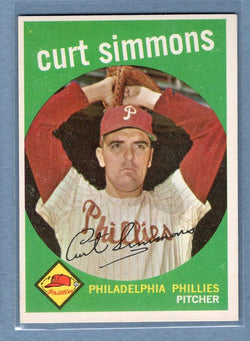 1959 Topps #382 Curt Simmons EX-MT  GO200