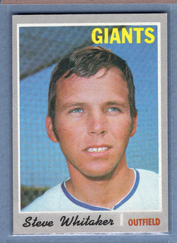 1970 Topps #496 Steve Whitaker  EX  GO450
