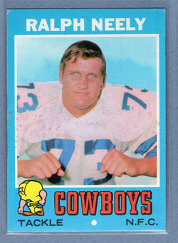 1971 Topps #89 Ralph Neely (st) (d) VG-EX  GO600
