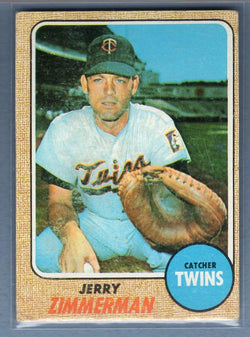 1968 Topps 181 Jerry Zimmerman VG-EX SET BREAK