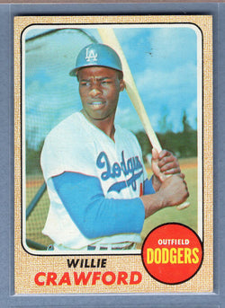 1968 Topps #417 Willie Crawford   EX-MT  GO550