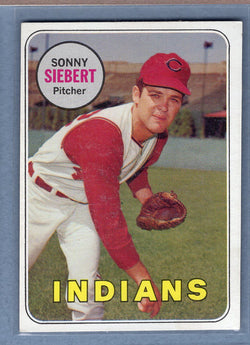 1969 Topps #455 Sonny Siebert(a) EX-MT  GO850