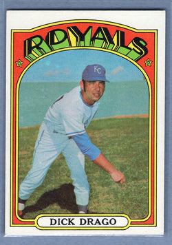 1972 Topps #205 Dick Drago Ex-Nm