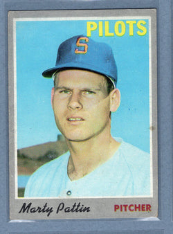 1970 Topps #31 Marty Pattin  (a) EX  GO750