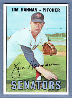 1967 Topps #291 Jim Hannan EX-MT  GO510