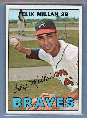 1967 Topps #89 Felix Millan EX  GO225