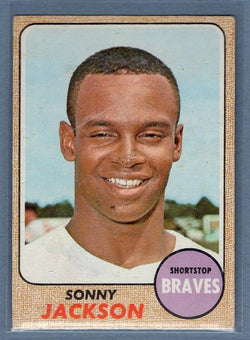 1968 Topps 187 Sonny Jackson VG-EX SET BREAK