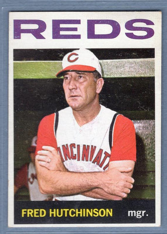 1964 Topps #207 Fred Hutchinson VG-EX  GO319