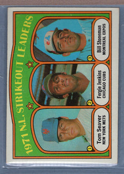 1972 Topps #95 NL Strikeout Leaders Seaver (a) EX  GO544