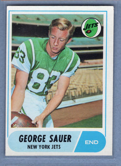 1968 Topps #13 George Sauer (c) EX  GO207