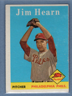 1958 Topps #298 Jim Hearn  VG  GO501