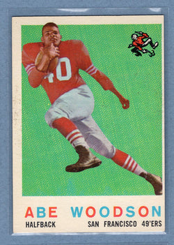 1959 Topps #102 Abe Woodson (a) (st) VG  GO801
