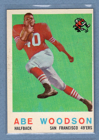 1959 Topps #102 Abe Woodson (a) (st) VG  GO801