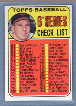 1969 Topps #504 Checklist 513-588 (B. Robinson) (b) EX-MT  GOYY3