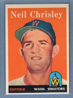 1958 Topps #303 Neil Chrisley (mk) VG  GO501