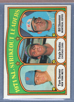 1972 Topps #95 NL Strikeout Leaders Seaver (b) EX-MT  GO544