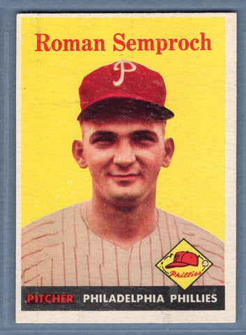 1958 Topps #474 Roman Semproch EX  GO401