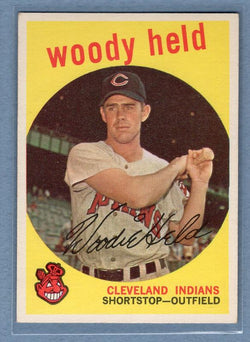 1959 Topps #266 Woody Held EX-MT  GO176