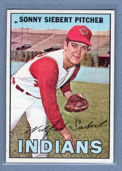 1967 Topps #95 Sonny Siebert EX  GO225